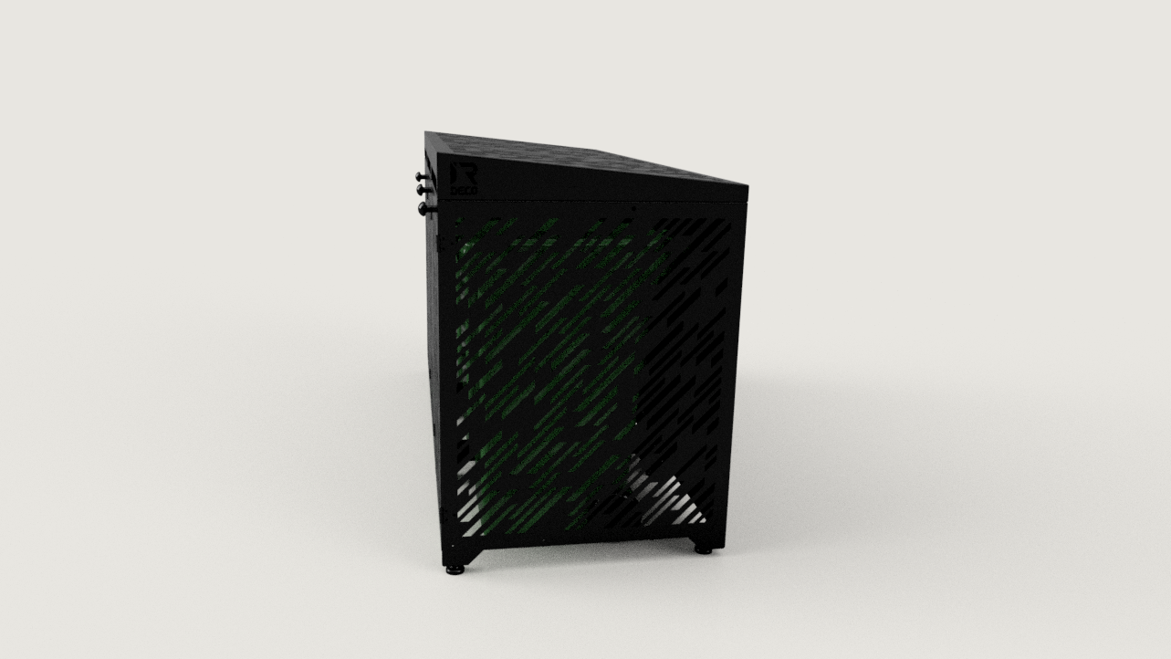 Premium Metal Bin Enclosure for 3 × 240 L Bin Pattern #1
