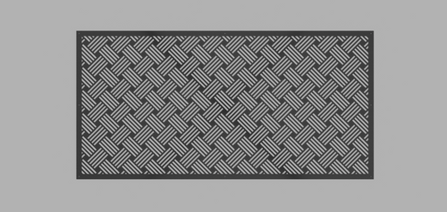 Laser-Cut Metal Panels for Gates, Railings & Balconies #4 (FLAT-NOT FOLDED EDGES)