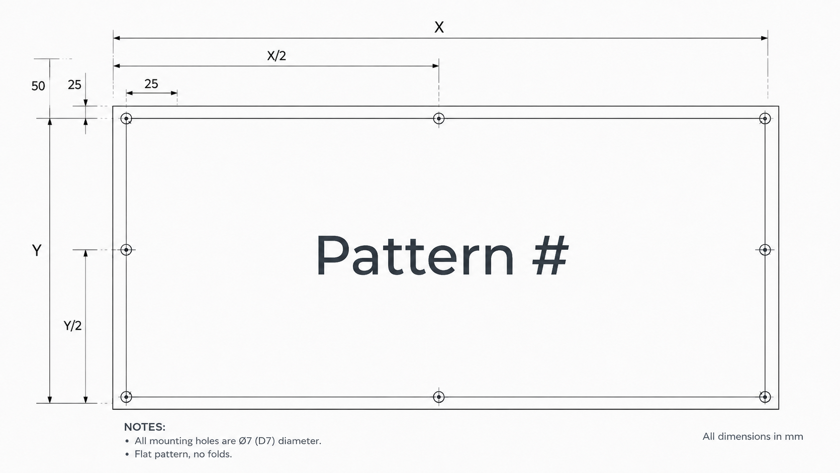 Laser-Cut Metal Panels for Gates, Railings & Balconies #5 (FLAT-NOT FOLDED EDGES) (Copy)
