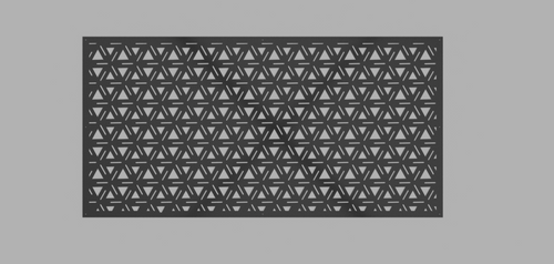 Laser-Cut Metal Panels for Gates, Railings & Balconies #3 (FLAT-NOT FOLDED EDGES)