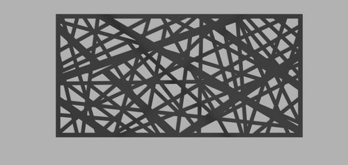 Laser-Cut Metal Panels for Gates, Railings & Balconies #5 (FLAT-NOT FOLDED EDGES) (Copy)