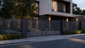 Laser-Cut Metal Panels for Gates, Railings & Balconies #1 (FLAT-NOT FOLDED EDGES)