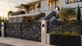 Laser-Cut Metal Panels for Gates, Railings & Balconies #5 (FLAT-NOT FOLDED EDGES) (Copy)