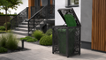 Premium Metal Bin Enclosure for 1 × 240 L Bin Pattern #4