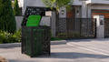 Premium Metal Bin Enclosure for 1 × 240 L Bin Pattern #3